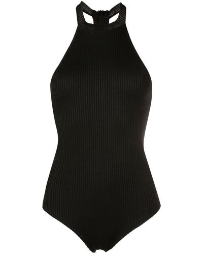 Osklen Halterneck Sleeveless Swimsuit - Black