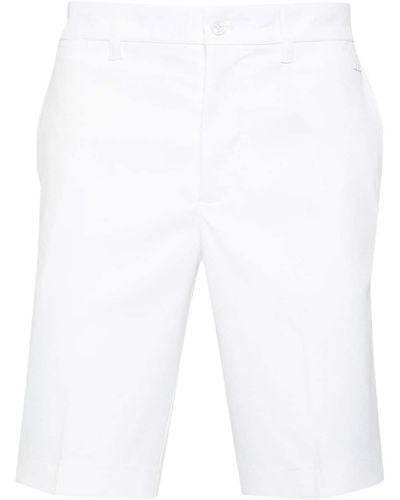 J.Lindeberg Shorts Eloy con placca logo - Bianco