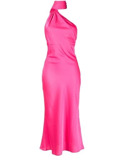 Misha Collection Vivica サテンドレス - ピンク