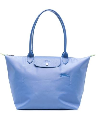 Longchamp Large Le Pliage Tote Bag - Blue