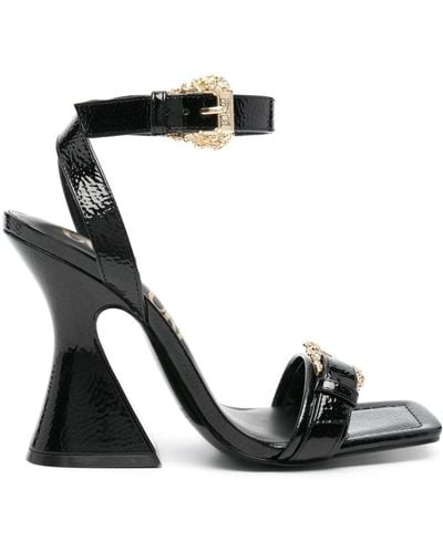Versace Sandalen mit Schnalle 110mm - Schwarz