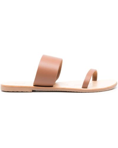 Manebí Slip-on Leather Sandals - Pink