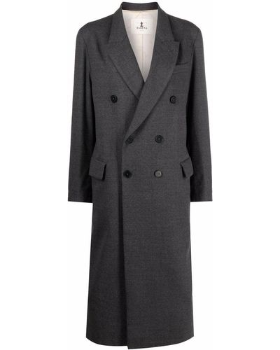Barena Double Breasted Mid-length Coat - Gray