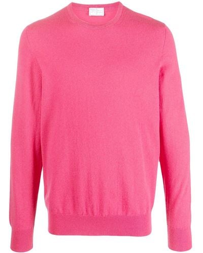 Fedeli Crew-neck Cashmere Sweater - Pink