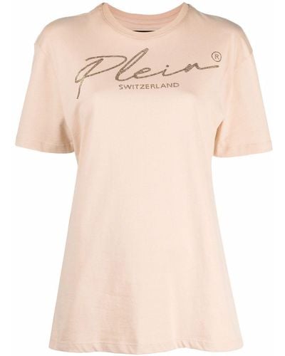 Philipp Plein T-shirt Verfraaid Met Kristal - Meerkleurig