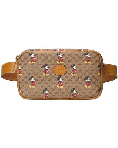 Gucci X Disney Mickey Mouse-print Belt Bag - Multicolour