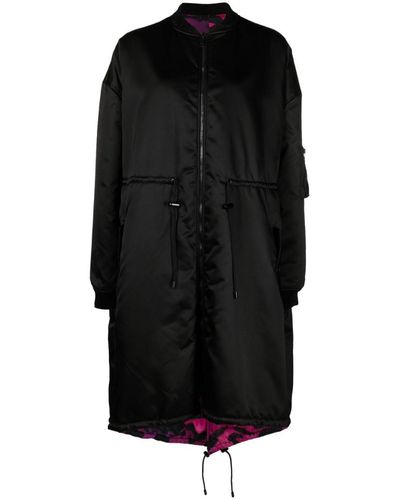 Alexandre Vauthier Cappotto con coulisse oversize - Nero