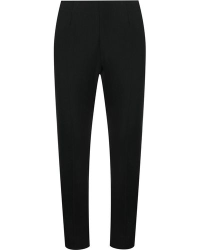 Peserico Slim-fit Cropped Pants - Black