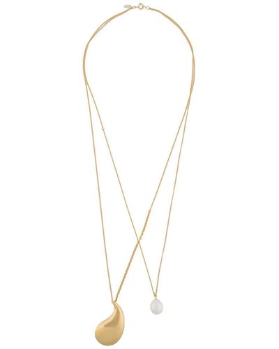 Wouters & Hendrix Reves De Reves Abstract Pearl Necklace - Metallic