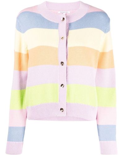 Olivia Rubin Striped Cotton Cardigan - Multicolor
