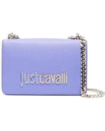 Just Cavalli Logo-lettering Crossbody Bag - Purple