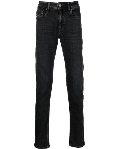 DIESEL Slim-fit Jeans - Zwart
