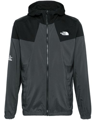 The North Face Logo-print Wind Track Hoodie - Black