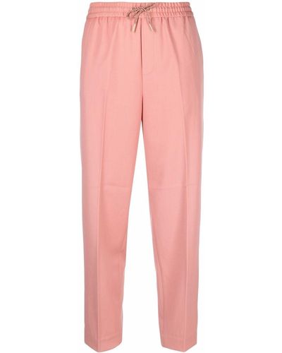 Scotch & Soda Drawstring Tapered Trousers - Pink