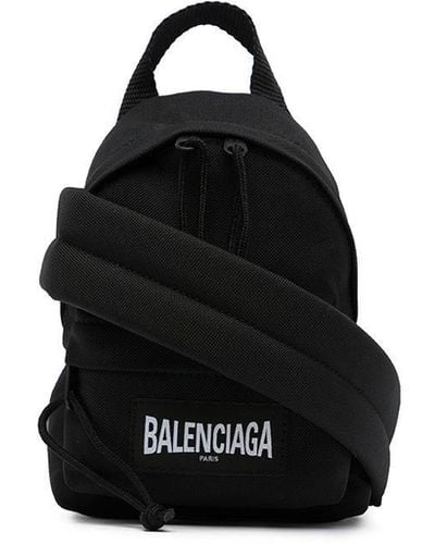 Balenciaga Mini sac à dos Oversized - Noir