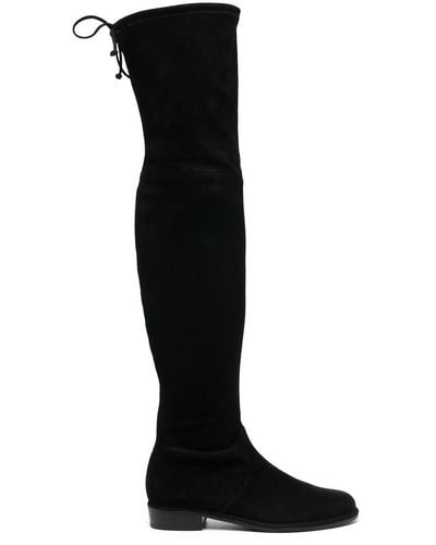Stuart Weitzman Tie-fastening Thigh-high Boots - Black