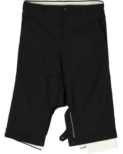 Comme des Garçons Men Suit Asymmetric Pants - Black
