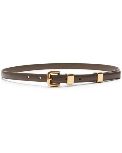 Altuzarra Buckled Leather Belt - White