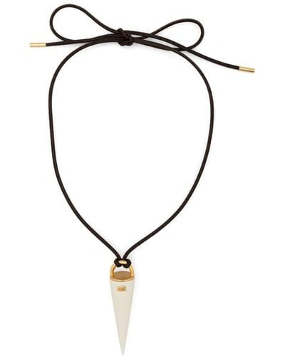 Bimba Y Lola Spike-pendant Necklace - Natural