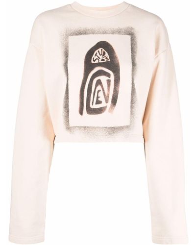 Acne Studios Sweater Met Logoprint - Meerkleurig