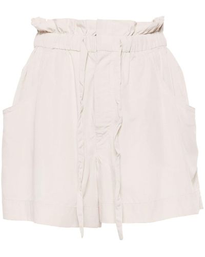 Isabel Marant Hidea Paperbag-waist Shorts - Pink