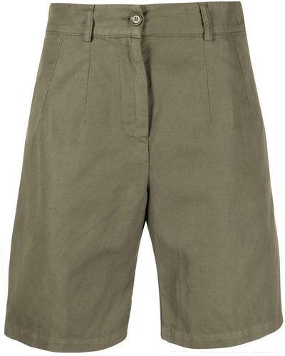 Aspesi Knee-length Chino Shorts - Green