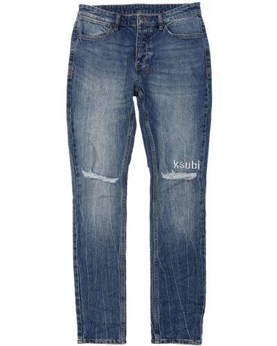 Ksubi Van Winkle Notorious Kulture Skinny-Jeans - Blau