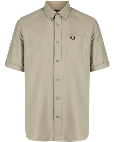 Fred Perry ロゴ シャツ - ナチュラル