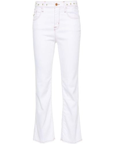 Jacob Cohen Kate Cropped-Jeans - Weiß