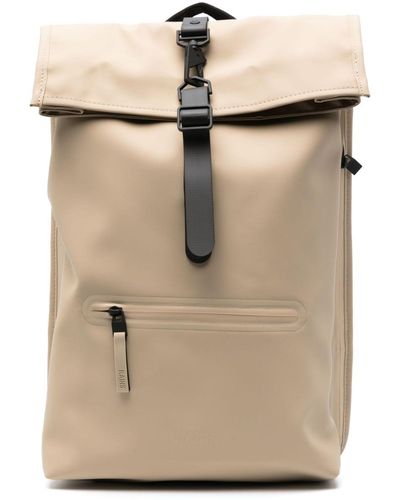 Rains Rucksack mit Rollverschluss - Natur