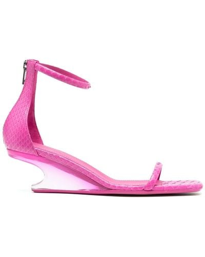 Rick Owens Sandalen mit Design-Absatz - Pink