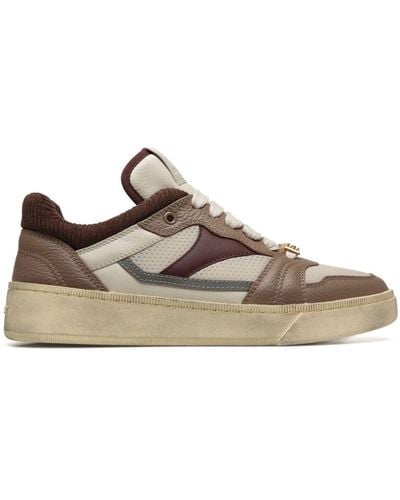 Bally Royalty Leather Trainers - Brown