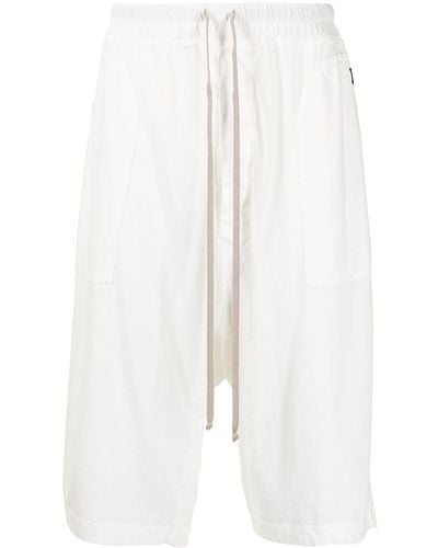 Rick Owens Drop-crotch Shorts - White