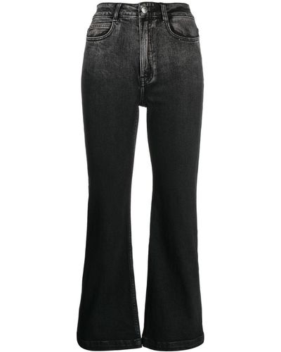 Izzue Cropped Jeans - Zwart