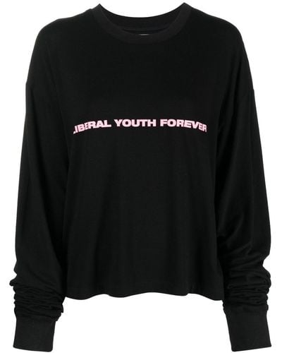 Liberal Youth Ministry Liberal Youth Forever Sweater - Black