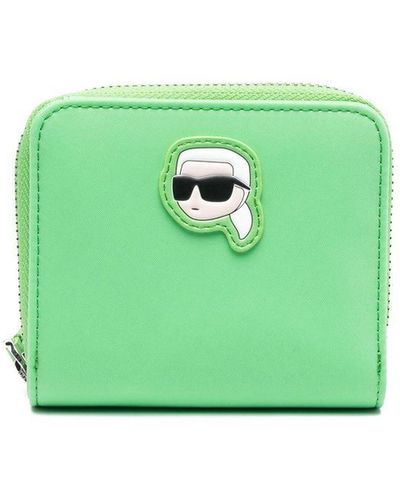 Karl Lagerfeld K/ikonik 2.0 財布 - グリーン