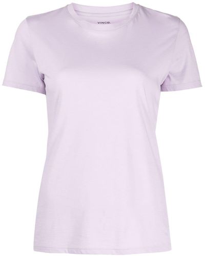 Vince T-Shirt mit rundem Ausschnitt - Pink