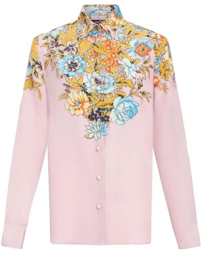 Etro Flowered Shirt - Pink