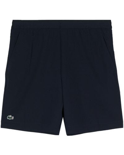 Lacoste Logo-embroidered Track Shorts - Blue