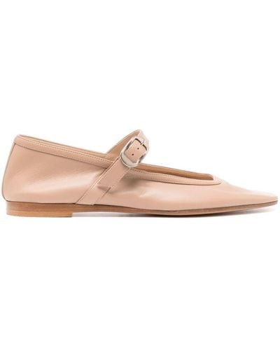 Le Monde Beryl Leather Mary Jane Shoes - Pink