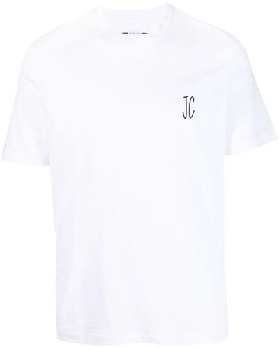 Jacob Cohen T-Shirt mit Logo-Print - Weiß