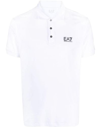 EA7 ショートスリーブ ポロシャツ - ホワイト