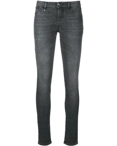 Philipp Plein Slim Fit Jeans - Gray