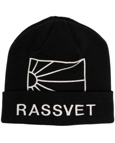 Rassvet (PACCBET) Gorro con logo bordado - Negro