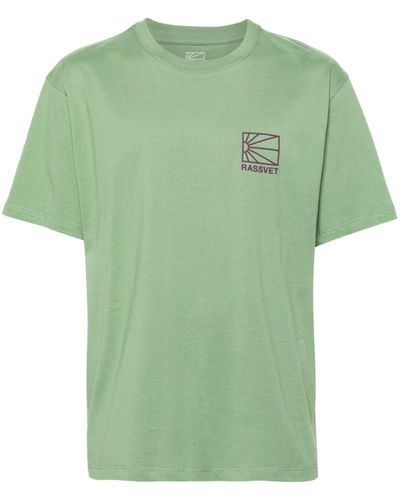 Rassvet (PACCBET) ロゴ Tシャツ - グリーン