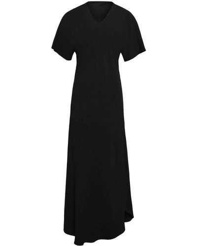 UMA | Raquel Davidowicz Mica Asymmetrische Maxi-jurk - Zwart