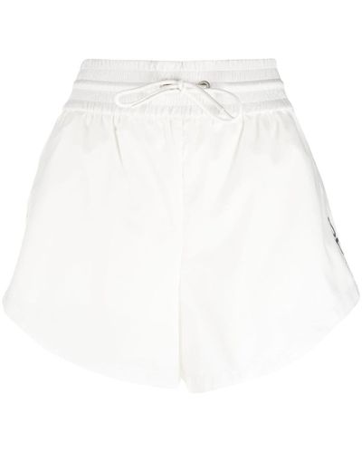 RLX Ralph Lauren Elasticated-waist Mini Shorts - White
