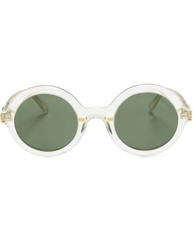 Moncler Orbit Round-frame Sunglasses - Green