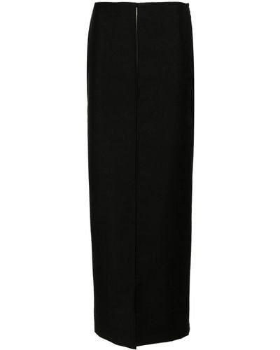 Givenchy Falda larga con abertura frontal - Negro