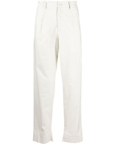 Lardini Elasticated Waistband Chino Pants - White